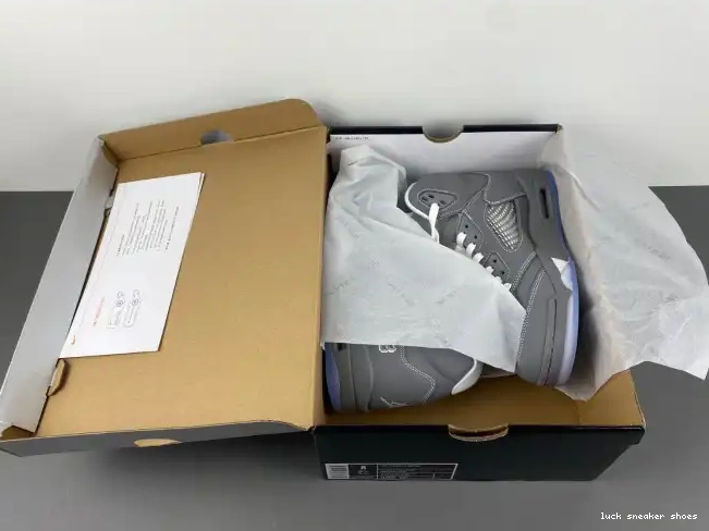 Rep LUCY 136027-005 Retro Wolf Grey 5 Jordan Air 0610
